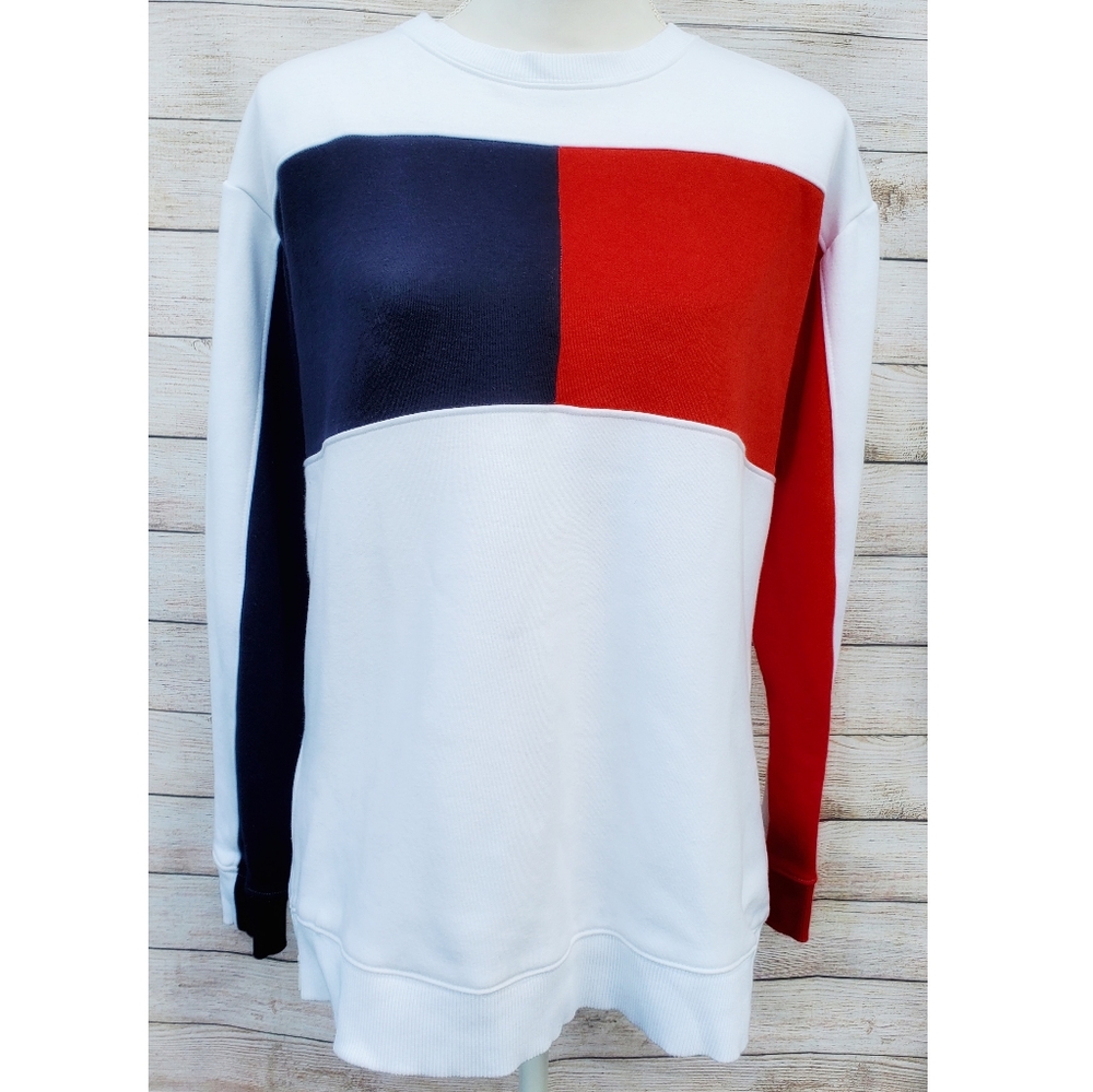 Tommy Hilfiger Crew Neck Colorblock Sweatshirt